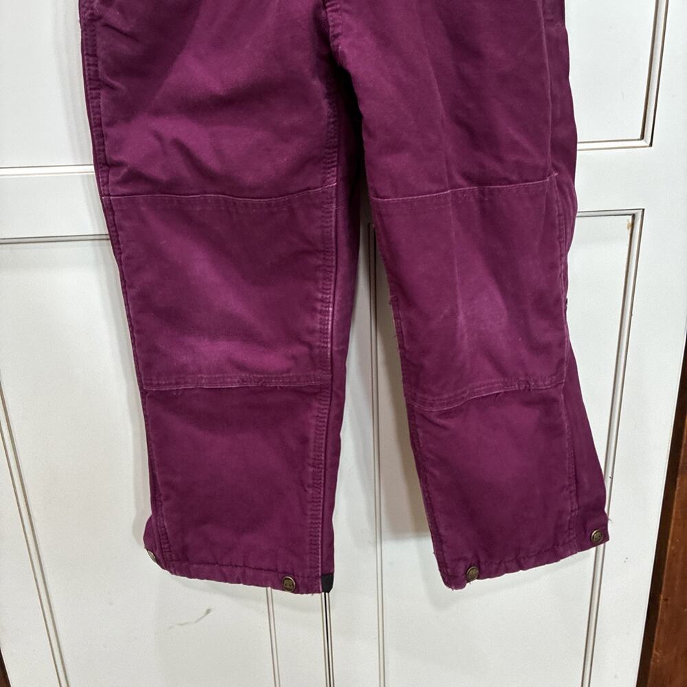 Berne Overalls Youth Small Canvas Insulated Quilted Workwear Chore Outdoor - Picture 6 of 15